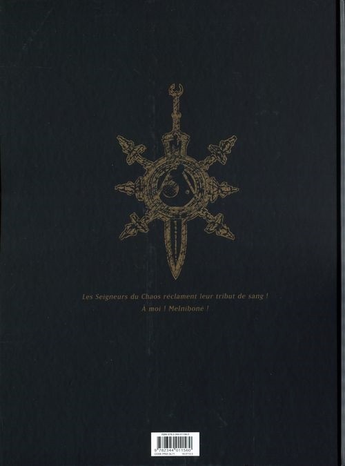 Verso de l'album Elric Tome 1 Le trône de rubis