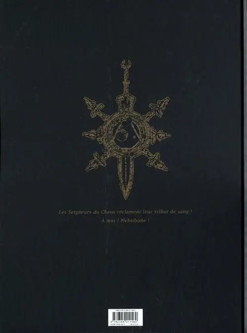 Verso de l'album Elric Tome 1 Le trône de rubis