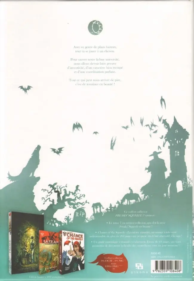 Verso de l'album Freaks' Squeele Tome 7 A-Move & Z-Movie