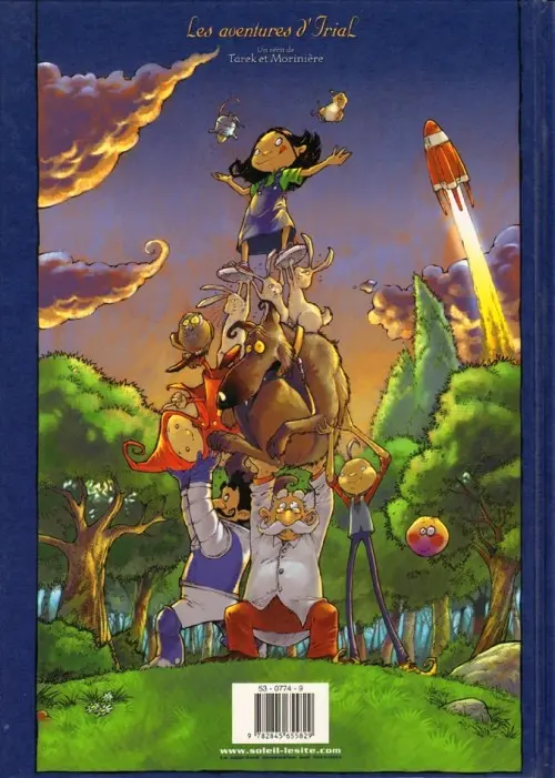 Verso de l'album Les aventures d'Irial Tome 1 Monsieur Lune