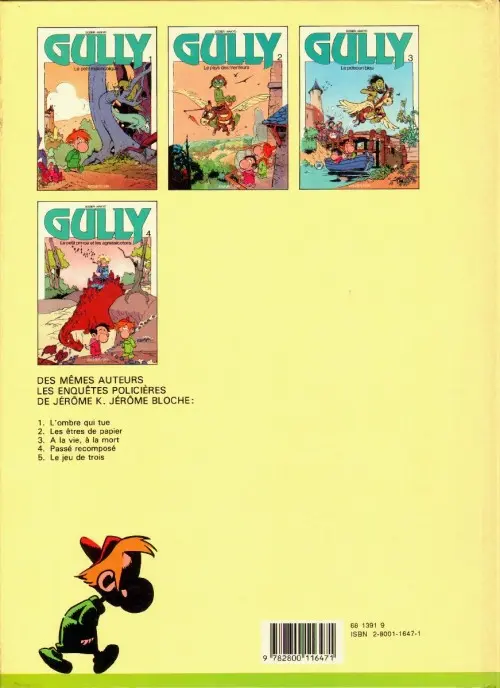 Verso de l'album Gully Tome 2 Le pays des menteurs