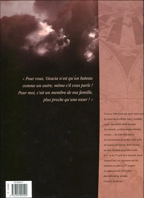 Verso de l'album Les Aventuriers de la Mer Tome 1 Vivacia