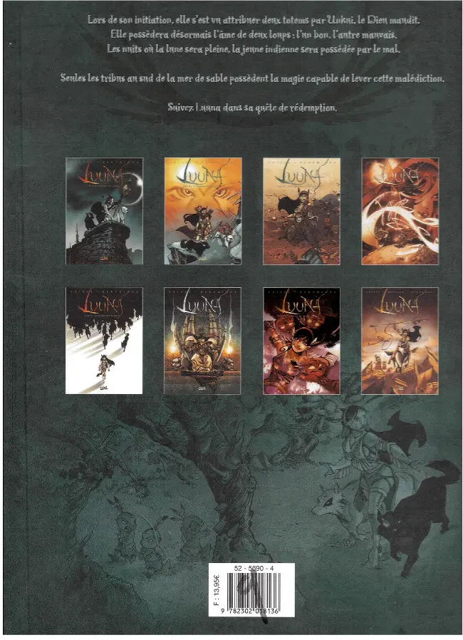Verso de l'album Luuna Tome 7 La Source du temps