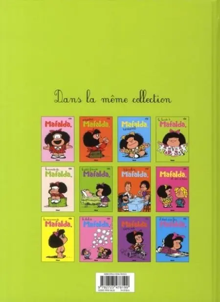 Verso de l'album Mafalda Tome 4 La bande à Mafalda
