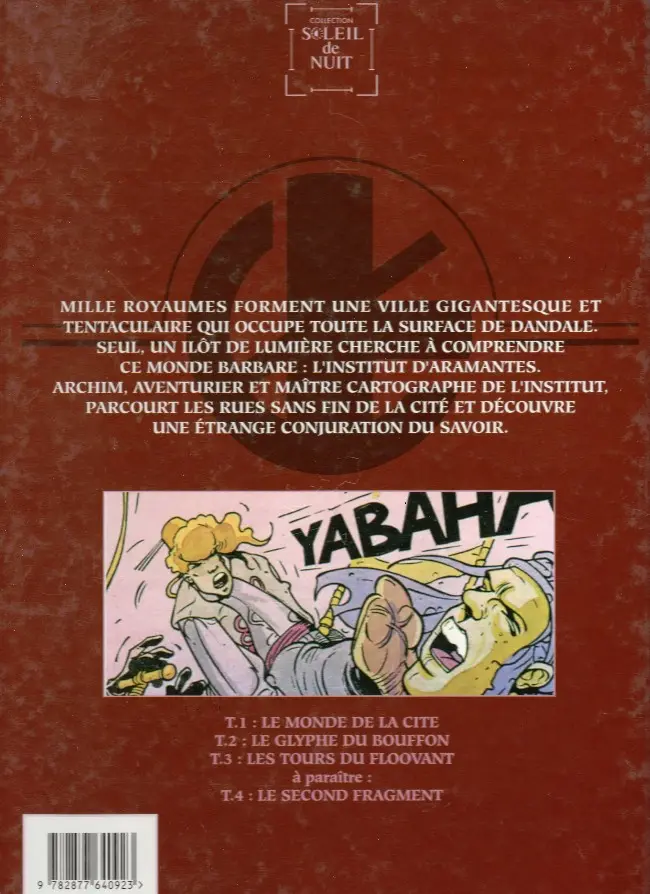 Verso de l'album Les Maîtres cartographes Tome 2 Le glyphe du bouffon