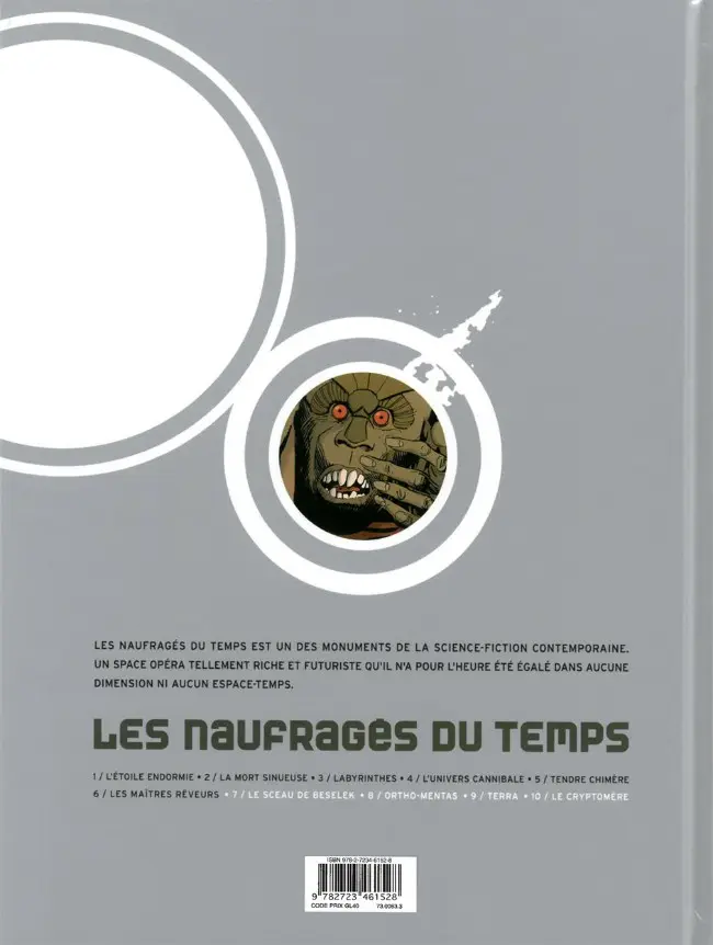 Verso de l'album Les Naufragés du temps Tome 6 Les maîtres rêveurs