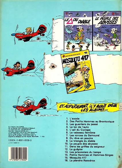 Verso de l'album Les Petits hommes Tome 6 Le vaisseau fantôme