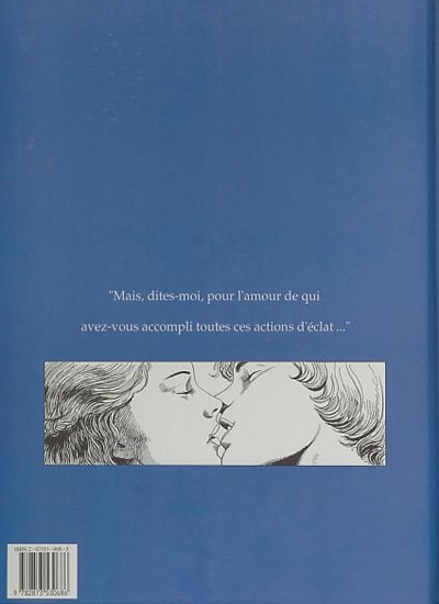 Verso de l'album Pour l'amour de Guenièvre