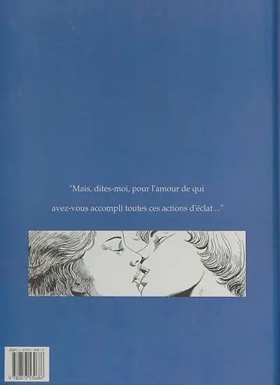Verso de l'album Pour l'amour de Guenièvre