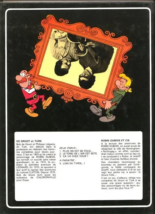 Verso de l'album Robin Dubois Tome 4 Loin du Tyrol