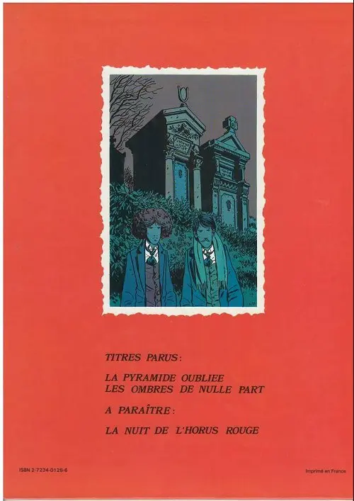 Verso de l'album Victor Billetdoux Tome 2 Les ombres de nulle part