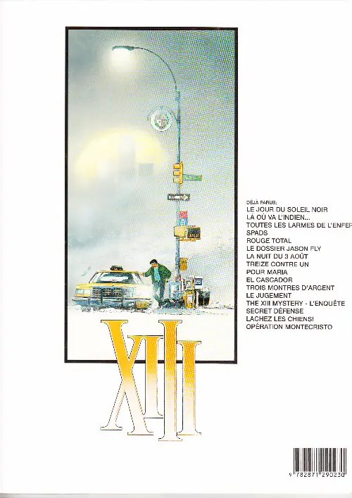 Verso de l'album XIII Tome 4 SPADS