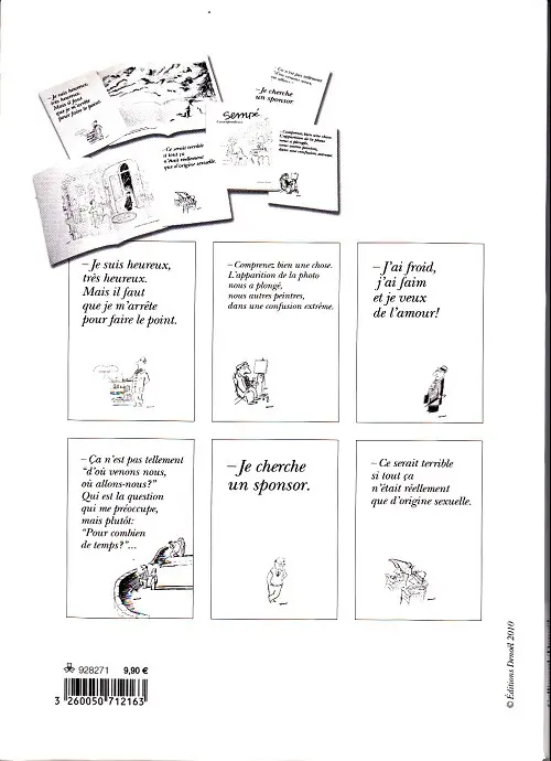 Verso de l'album Correspondance