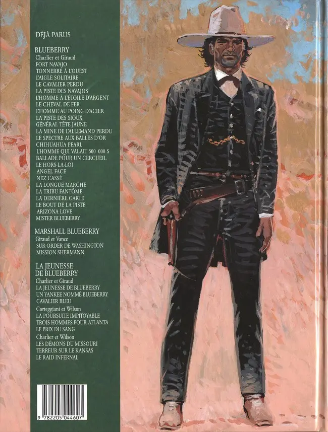 Verso de l'album Blueberry Tome 24 Mister Blueberry