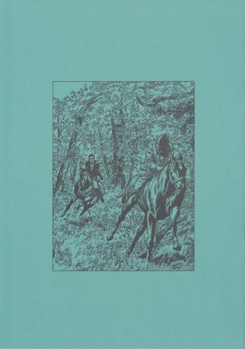 Verso de l'album Bob Morane Objectif Equus
