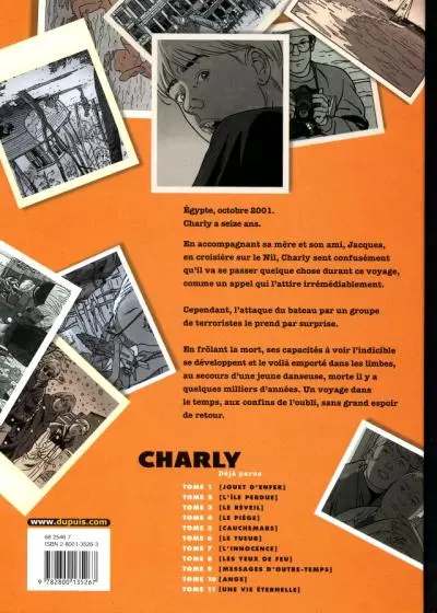 Verso de l'album Charly Tome 11 Une vie éternelle