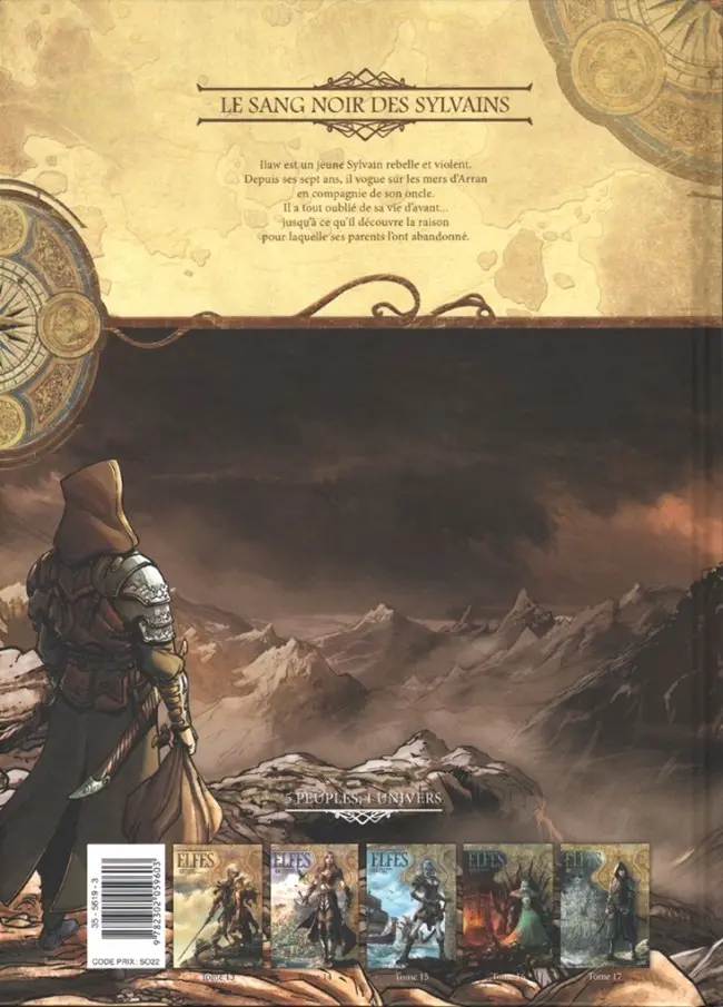 Verso de l'album Elfes Tome 17 Le Sang noir des Sylvains