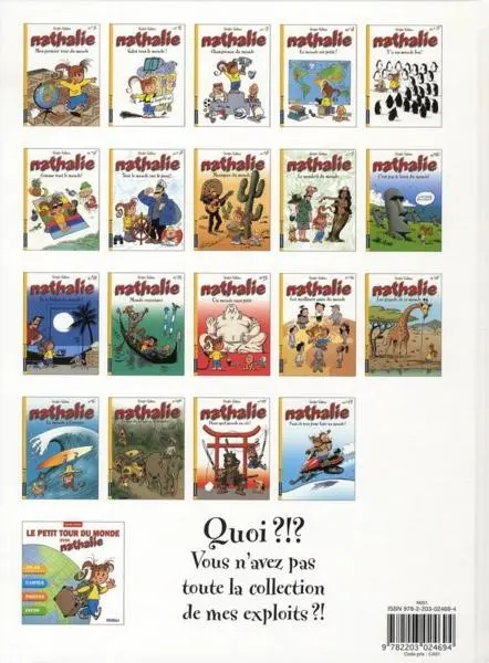 Verso de l'album Nathalie N° 19 Faut de tout pour faire un monde !