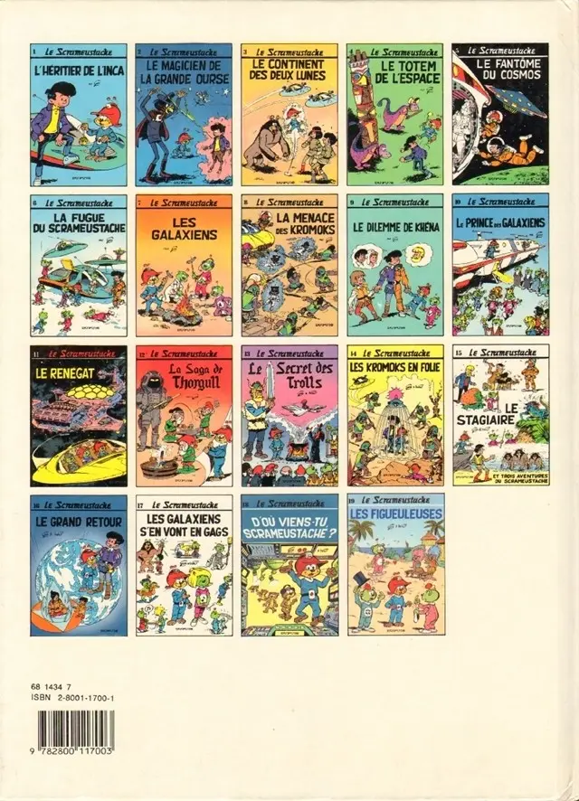 Verso de l'album Le Scrameustache Tome 19 Les Figueuleuses