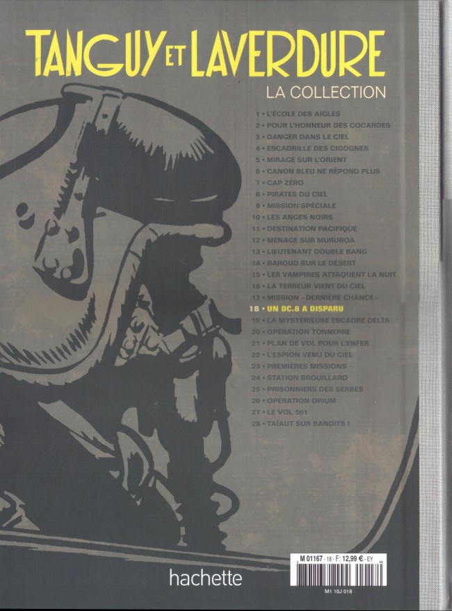 Verso de l'album Tanguy et Laverdure - La Collection Tome 18 Un DC.8 a disparu