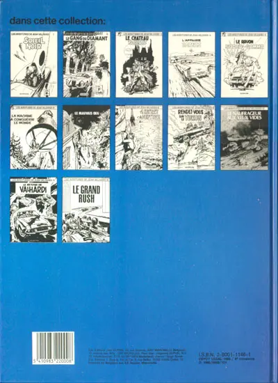 Verso de l'album Valhardi Tome 12 Le grand rush