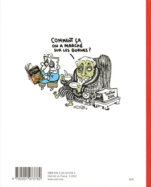 Verso de l'album On a marché sur les urnes Présidentielle 2012