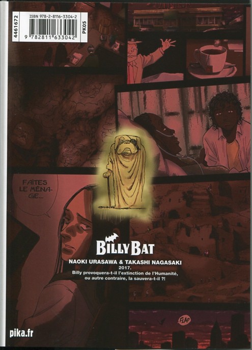 Verso de l'album Billy Bat 19
