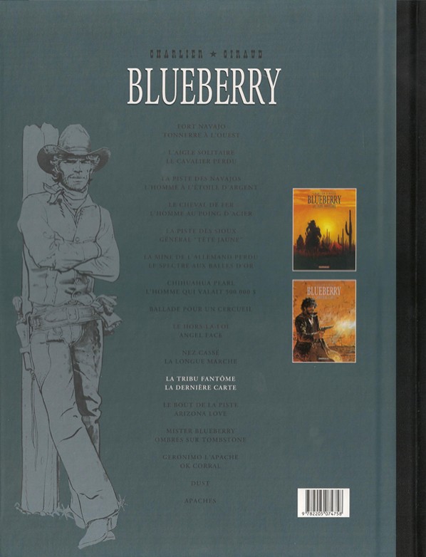 Verso de l'album Blueberry Intégrale Le Soir - Édition de 2015 Volume 11
