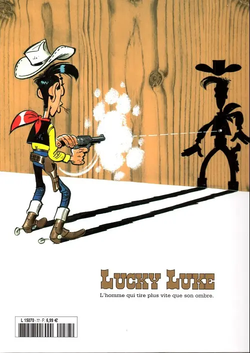 Verso de l'album Lucky Luke La collection Tome 77 Le prophète