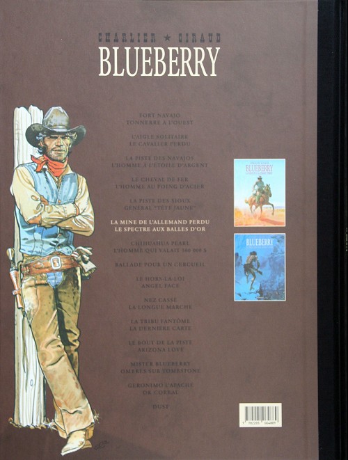 Verso de l'album Blueberry Intégrale Le Soir Volume 6