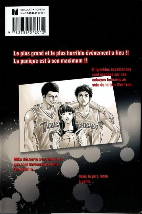 Verso de l'album Hakaiju 12
