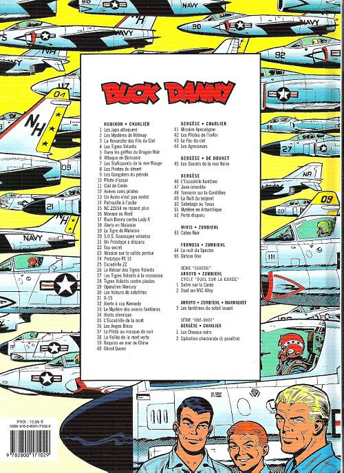 Verso de l'album Buck Danny One-Shot Les oiseaux noirs Tome 1/2