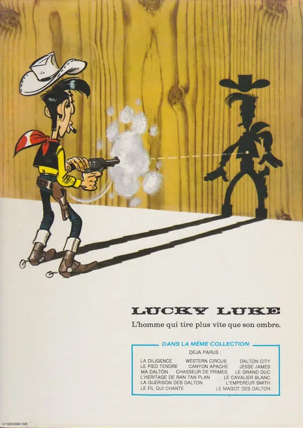 Verso de l'album Lucky Luke Tome 47 Le magot des Dalton