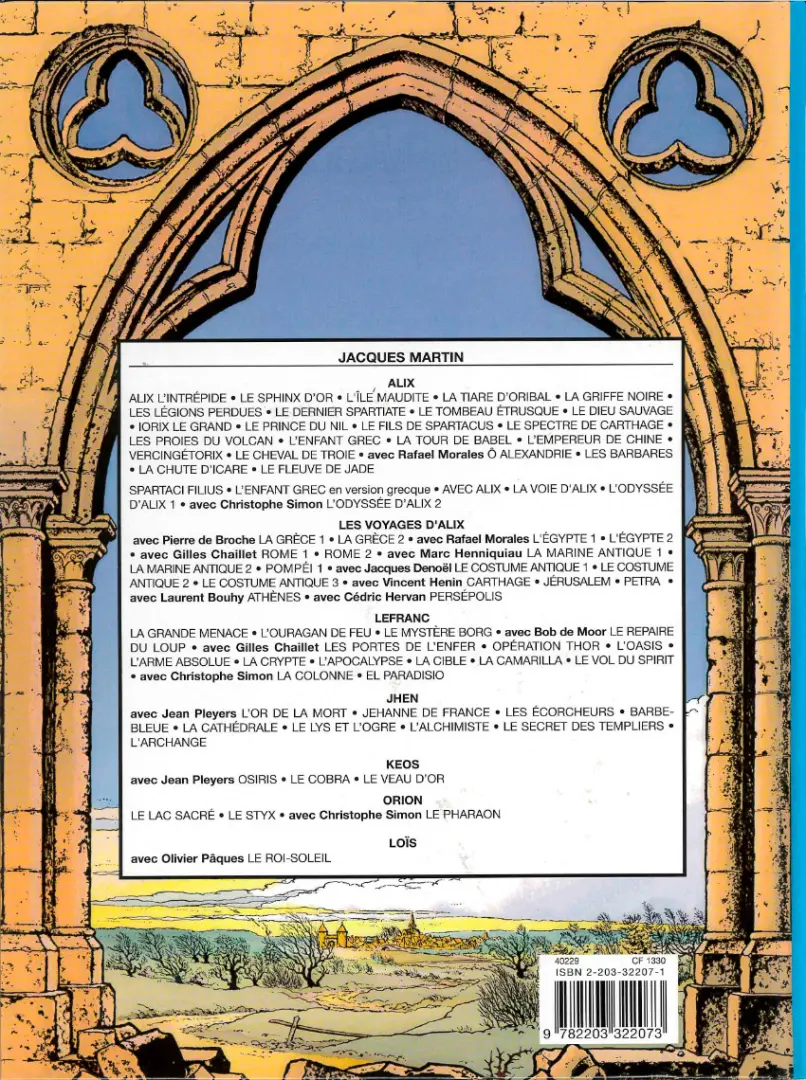 Verso de l'album Jhen Tome 1 L'or de la mort