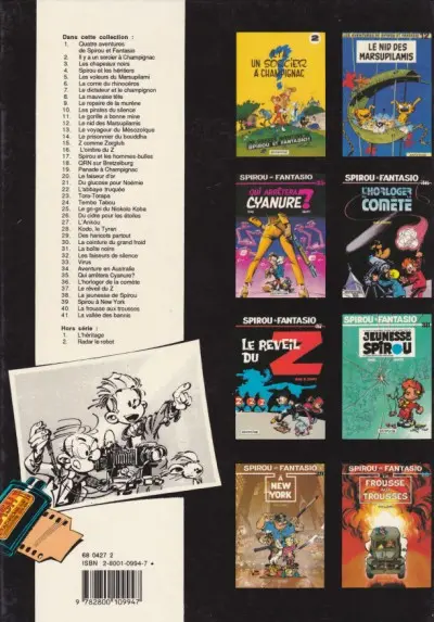 Verso de l'album Spirou et Fantasio Tome 31 La boîte noire