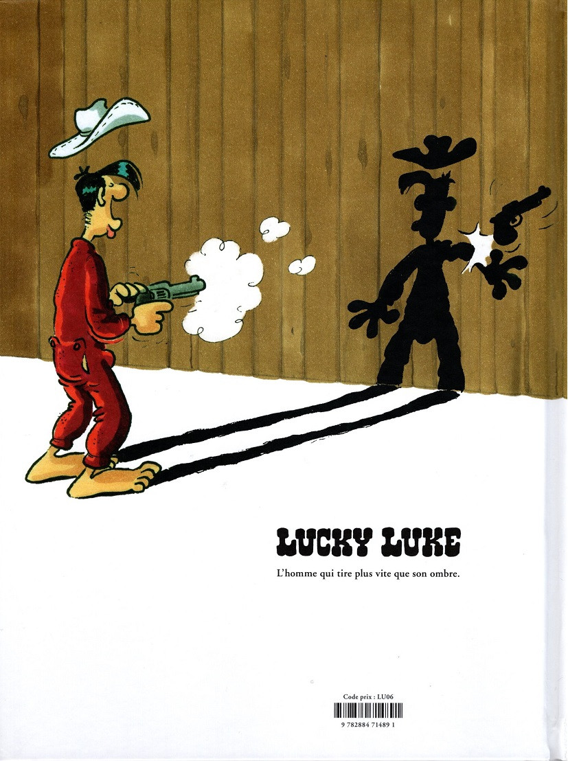 Verso de l'album Un hommage à Lucky Luke d'après Morris Tome 3 Choco-boys