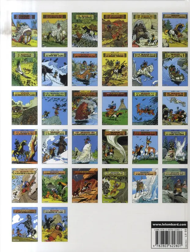 Verso de l'album Yakari Tome 15 La rivière de l'oubli