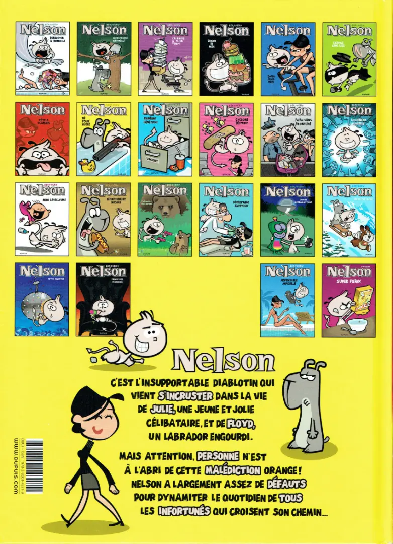 Verso de l'album Nelson Tome 8 Né pour nuire
