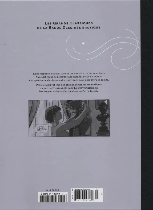 Verso de l'album Les Grands Classiques de la Bande Dessinée Érotique - La Collection Tome 97 La Survivante - tome 2