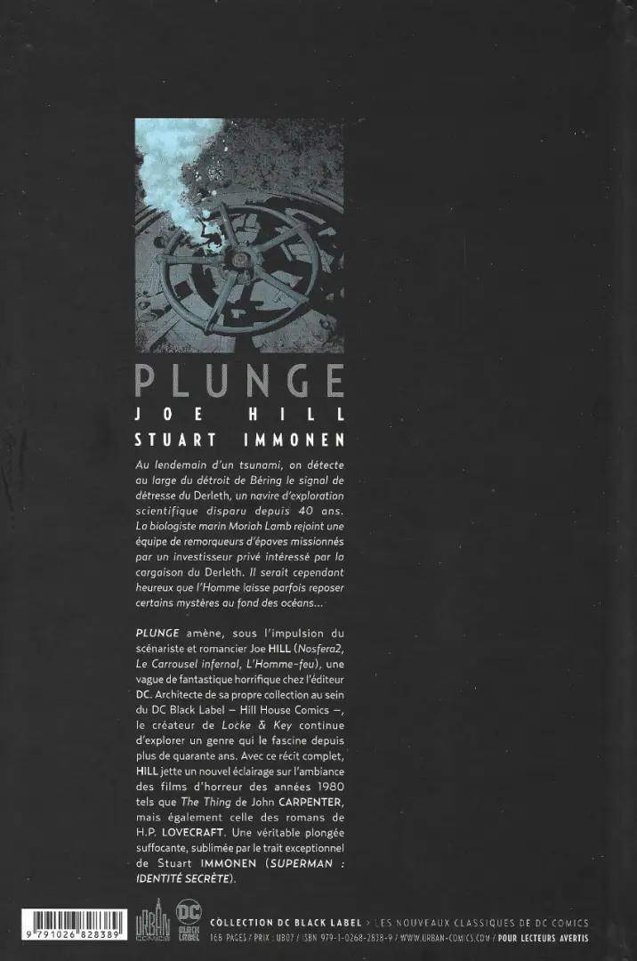Verso de l'album Plunge