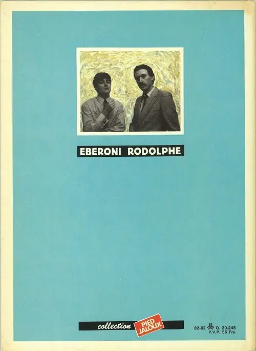 Verso de l'album Le Centaure mécanique
