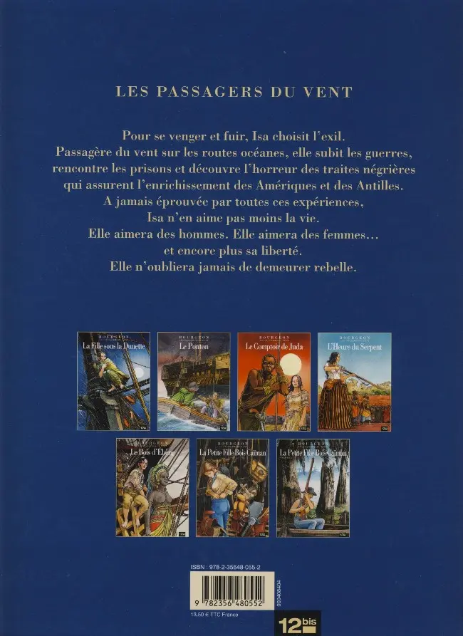 Verso de l'album Les Passagers du vent Tome 1 La Fille sous la Dunette
