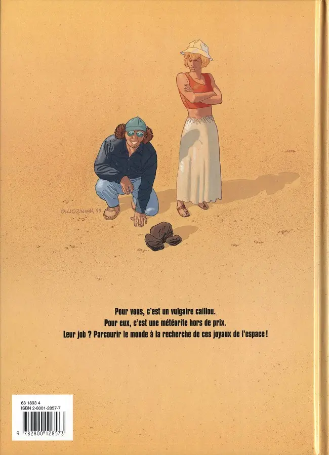 Verso de l'album Chasseurs d'étoiles Tome 1 Zoïa