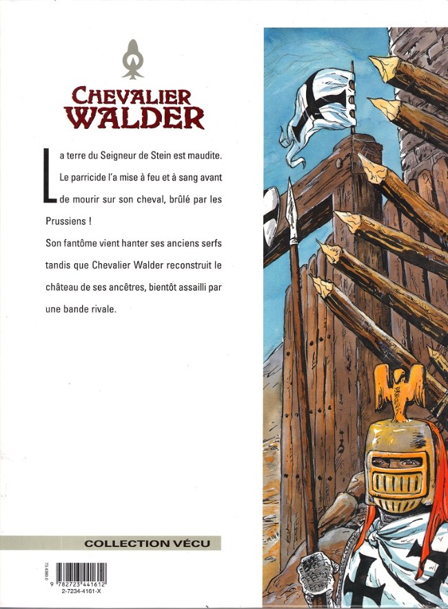 Verso de l'album Chevalier Walder Tome 7 Terre maudite