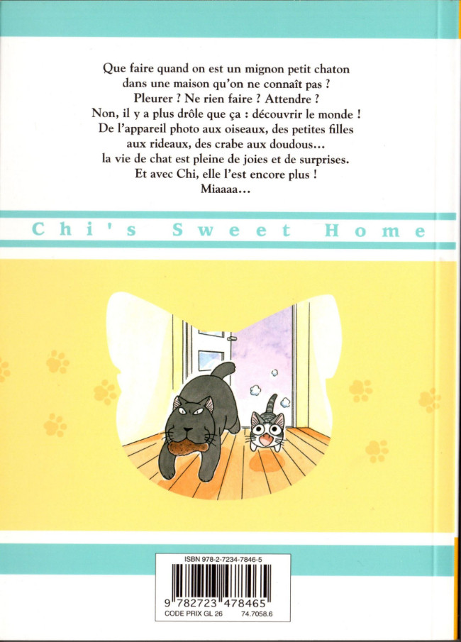 Verso de l'album Chi - Une vie de chat Tome 3