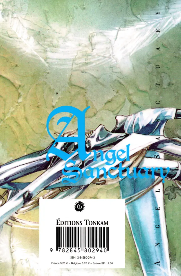Verso de l'album Angel Sanctuary 20