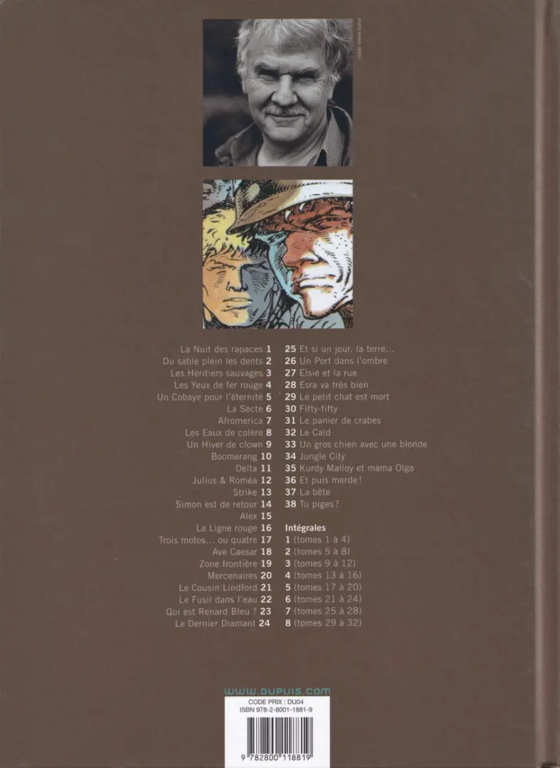 Verso de l'album Jeremiah Tome 11 Delta
