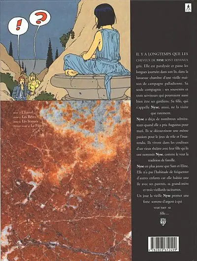 Verso de l'album Les Chroniques de Panchrysia Tome 3 Les statues