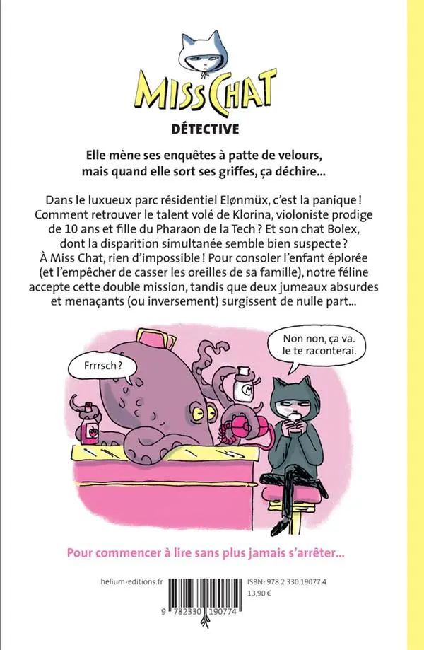 Verso de l'album Miss Chat 4 Le chat rebooté