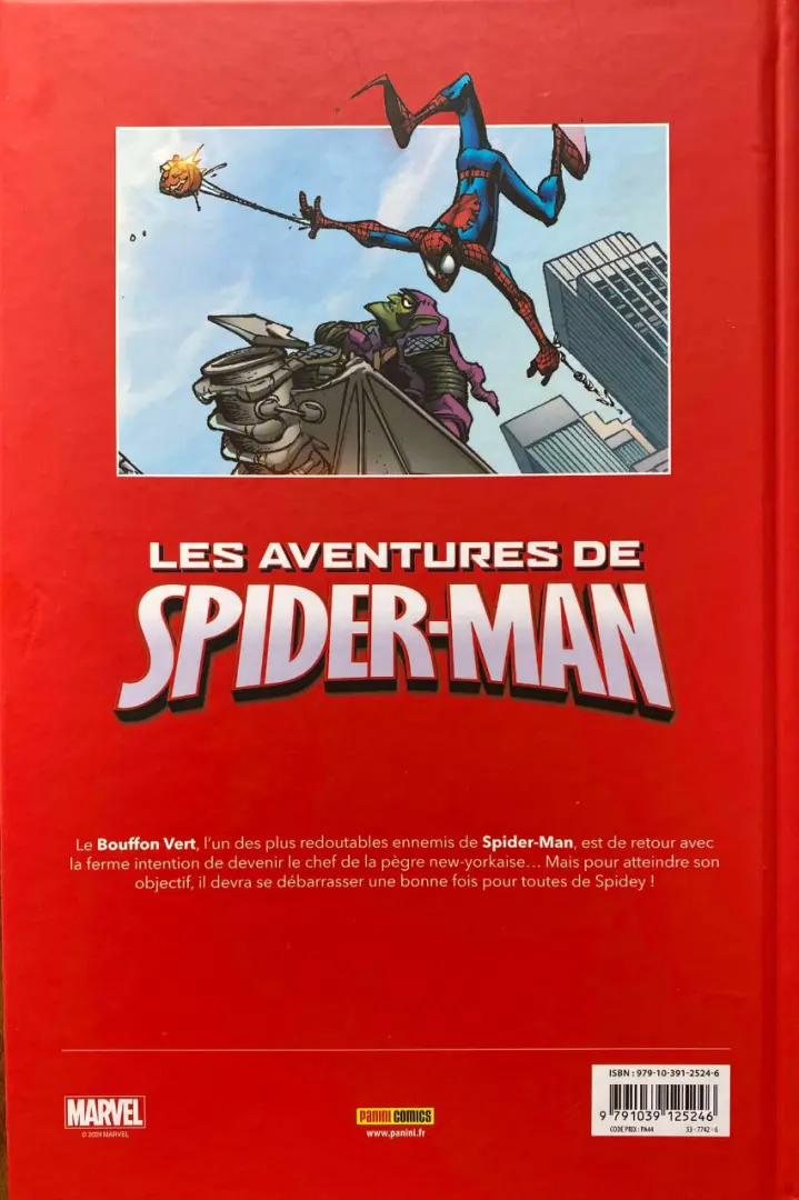 Verso de l'album Les aventures de Spider-Man 1 Je... déteste... Spider-Man !